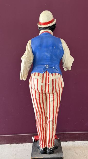 Oncle Sam Americain: grande sculpture en...