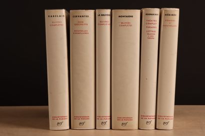 Collection de la Pléiade NRF : 6 volumes
-Rabelais.
-Cervantes....