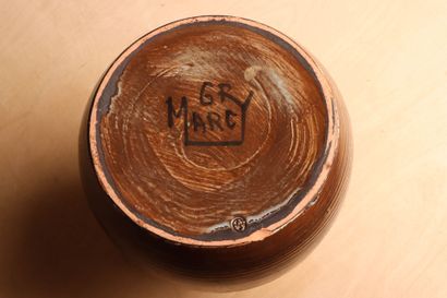 Guy-Roland MARCY (né en 1925) 
Vase en grès...