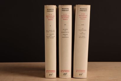 Collection de la Pléiade NRF : 3 volumes
-Marcel...