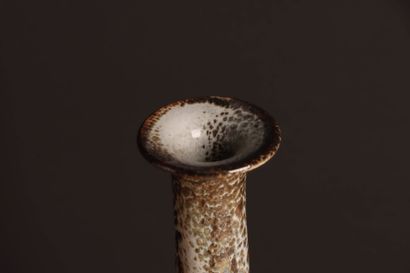 Serge ROUSSEAU - Vase étroit en céramique
H:...