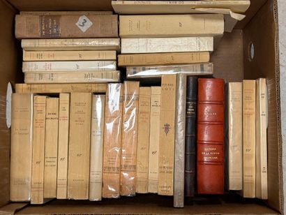 Trois cartons de livres XXe