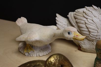 Collection de canards, oiseaux et grenouille...