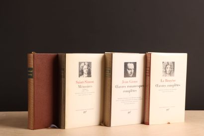 Collection de la Pléiade NRF : 4 volumes
-Saint-Simon.
-Montherlant.
-La...