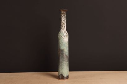 Serge ROUSSEAU - Vase étroit en céramique
H:...