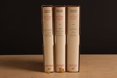Collection de la Pléiade NRF : 3 volumes
-Marcel...