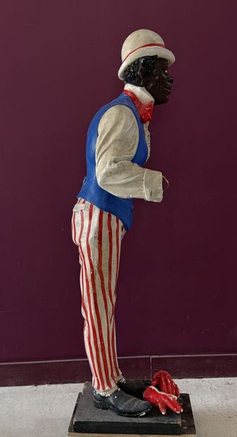 Oncle Sam Americain: grande sculpture en...