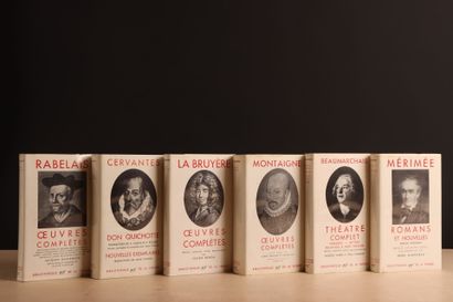 Collection de la Pléiade NRF : 6 volumes
-Rabelais.
-Cervantes....