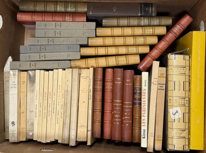 Trois cartons de livres XXe