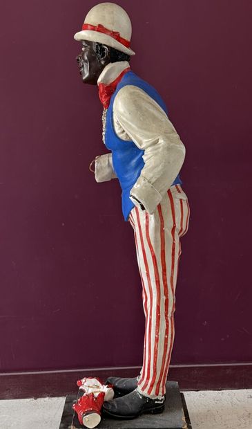 Oncle Sam Americain: grande sculpture en...