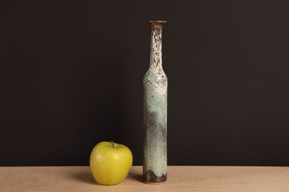 Serge ROUSSEAU - Vase étroit en céramique
H:...