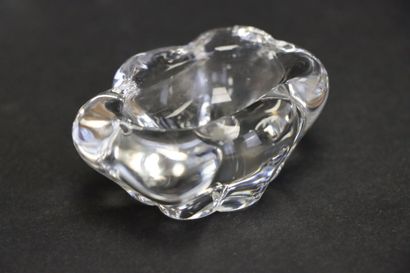 DAUM: suite de dix porte-couteaux en cristal,...