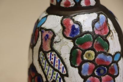 Pichet en émaux cloisonné. 
Iran ou Turquie...
