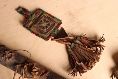 Lot d'objets Africain : Flèches, Carquois,...