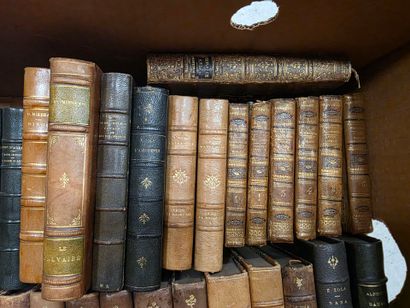 Deux Cartons de livres reliés XVIII° et ...