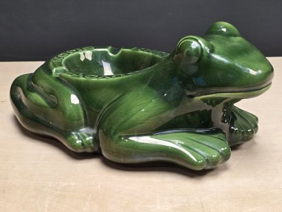 Grand cendrier grenouille en faience GUYOT
H:...