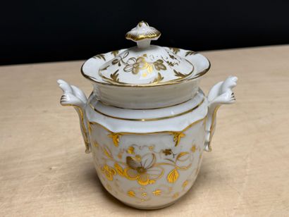 Service à café en porcelaine de Paris fin...
