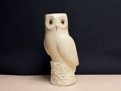 Porte parapluie en résine en forme de hibou....