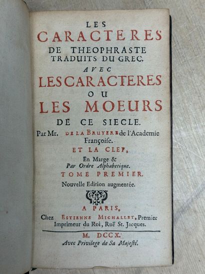 Quinze livres reliés XVIII°:
Dictionnaire...