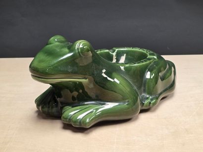 Grand cendrier grenouille en faience GUYOT
H:...