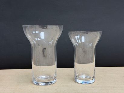 Roger TALLON (1929-2011) pour DAUM.
Six verres...
