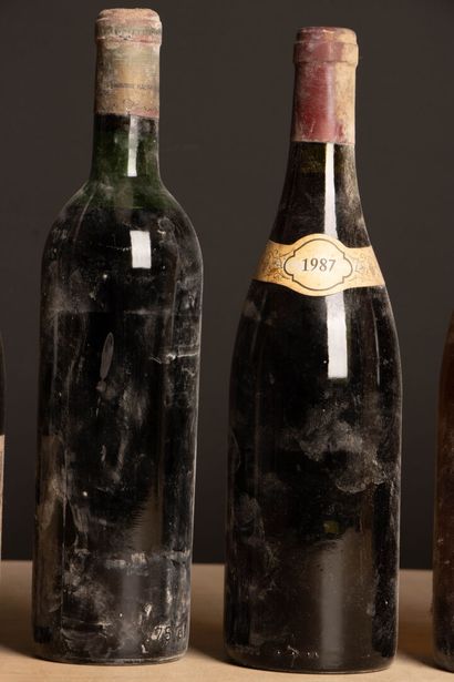 Caisse de douze bouteilles de vin divers...