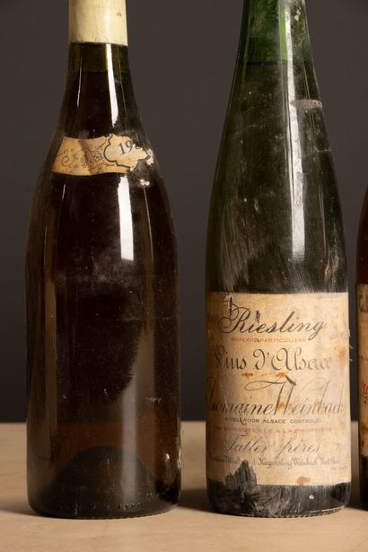 Caisse de douze bouteilles de vin divers...