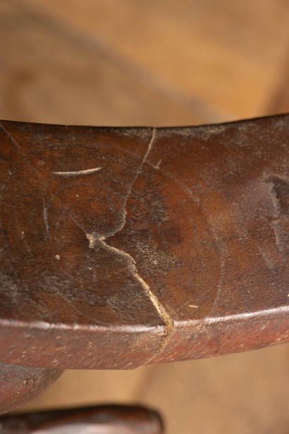 DEMOCRATIC REPUBLIC OF CONGO - Luba Culture.
Carved...
