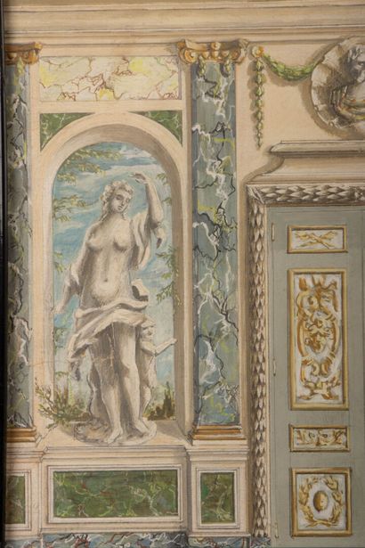 Jean-Pierre FRERE (XX) 
Project for a trompe...