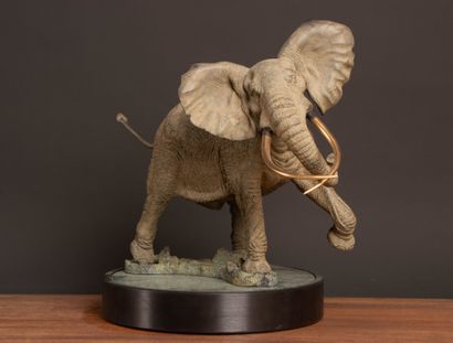 Danie DE JAGER (1936–2003) 
Shawu (1994)
Bronze...