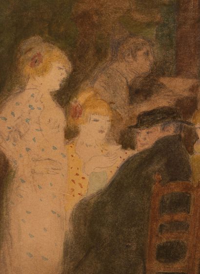 George BOTTINI (1874–1907)
Cabaret Scene
Watercolor...