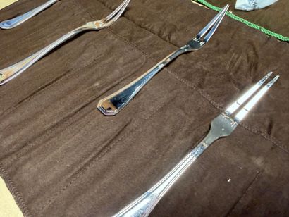 CHRISTOFLE AMERICA model
Silver plated cutlery...