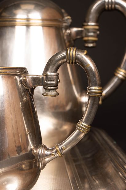 CHRISTOFLE
Silver-plated metal tea and coffee...