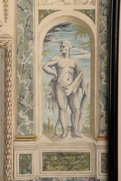 Jean-Pierre FRERE (XX) 
Project for a trompe...