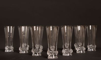 DAUM, SORCY Model,
Set of eleven crystal...