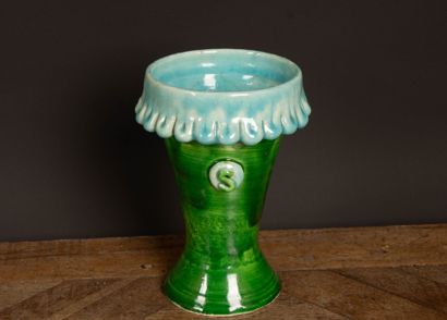 SOPHIE Studio - 
Green ceramic cone-shaped...