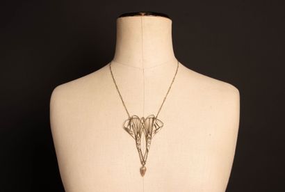 Henry MIAULT 
Art Nouveau necklace consisting...