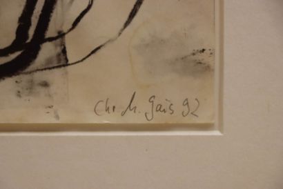 Christoph M. GAIS (1951)
Untitled 
Ink/gouache...