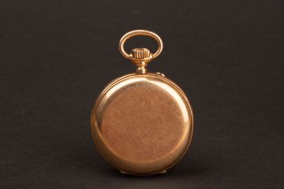 Gold pocket watch, gold dust cover, missing...