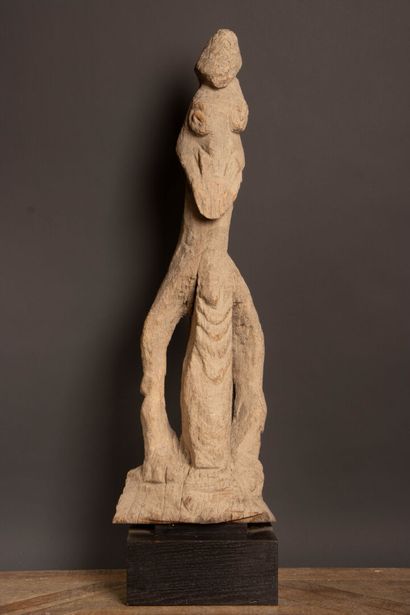 PAPUA, New Guinea - Sepik Culture. 
A carved...