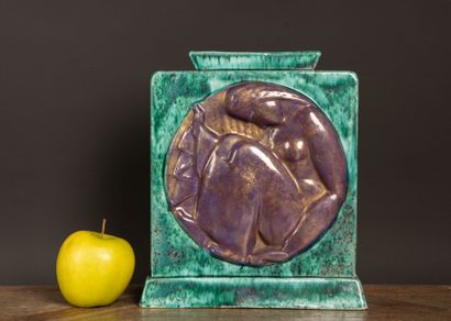 Edouard CAZAUX (1889–1974)
Quadrangular ceramic...