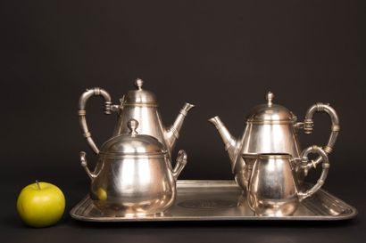 CHRISTOFLE
Silver-plated metal tea and coffee...