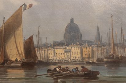 Mid-19th-century French School
View of Boulogne-sur-Mer?
Oil...