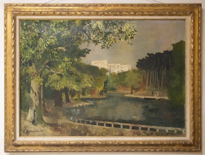 Roland OUDOT (1897–1981): 
The Bois de Boulogne,...