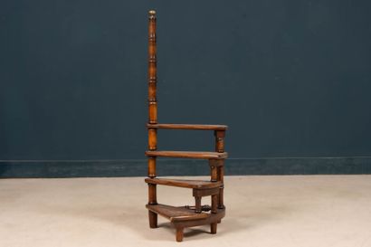 Library staircase. 
Height: 113 cm
Stain...