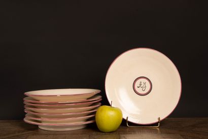 Jean BESNARD (1889–1958)
Set of eight dinner...