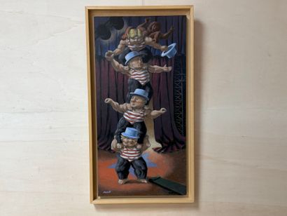 Christian VASSORT (1955)
The Musketeers
acrylic
30...