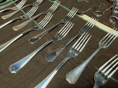 CHRISTOFLE AMERICA model
Silver plated cutlery...
