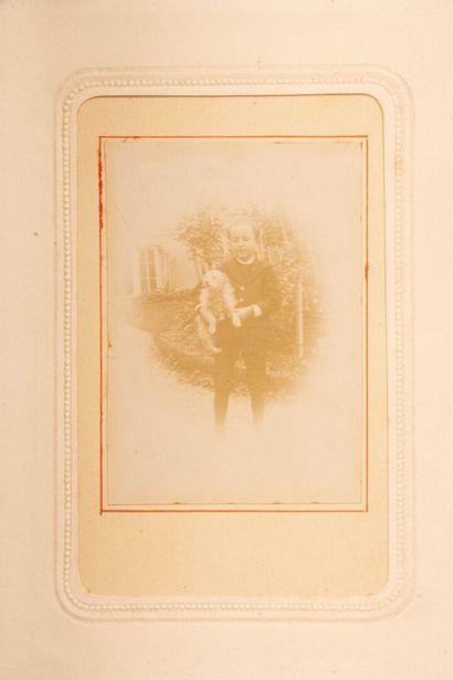 A collection of photographs, including six...