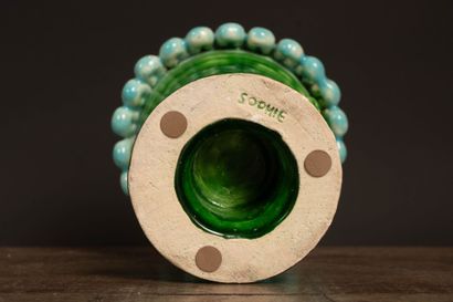 SOPHIE Studio - 
Green ceramic cone-shaped...